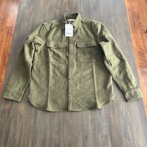 Everlane Men's Olive Shirt Jacket Overshirt